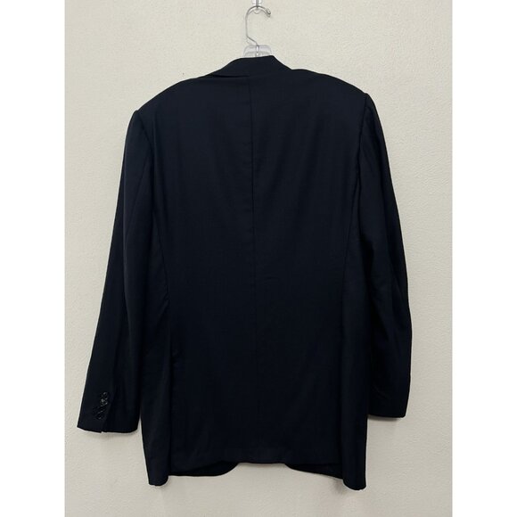 Kiton Napoli 100% Cashmere Mens Blazer Sport Coat Size 52 Drop L7 Navy Blue - Picture 2 of 11